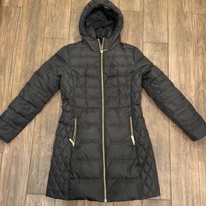 Michael kors winter parka in black Medium